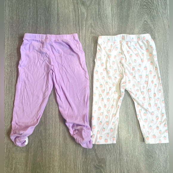 🍂6-12 Months /9MONTH GIRLS PANTS BUNDLE! LEGGINGS/SWEATPANTS/JEGGINGS/TEE JUICY - Picture 8 of 12